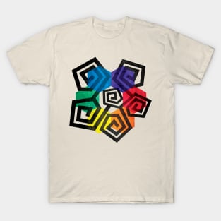 Colorful Abstract Geometry Geometric T-Shirt T-Shirt